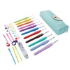 31 Piece Crochet Hooks Set Professional Ergonomic Crochet Hooks with
