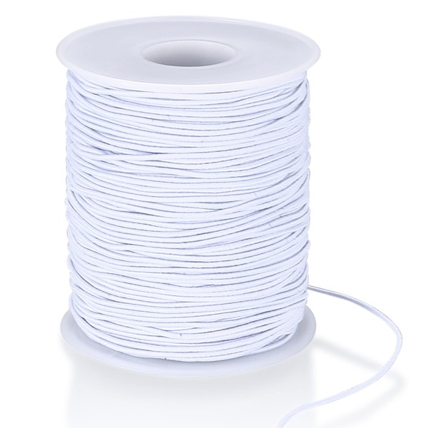 Elastic Thread, 1 mm x 100 m/328 ft Elastic Bead