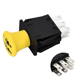 10 AMP PTO Switch AM131966 AUC10632 TCA21027 AUC15008 430-559 Compatible with John Deere Lawn Mower Tractors L120 L130 D140 D150 D155 D170 LA130 LA140 LA145 LA150 X130R X140 X165 Z225 Z235 Z245