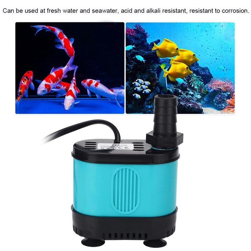 Amphibious Submersible Fresh Water Seawater Pump for Aquarium Fish Tank
