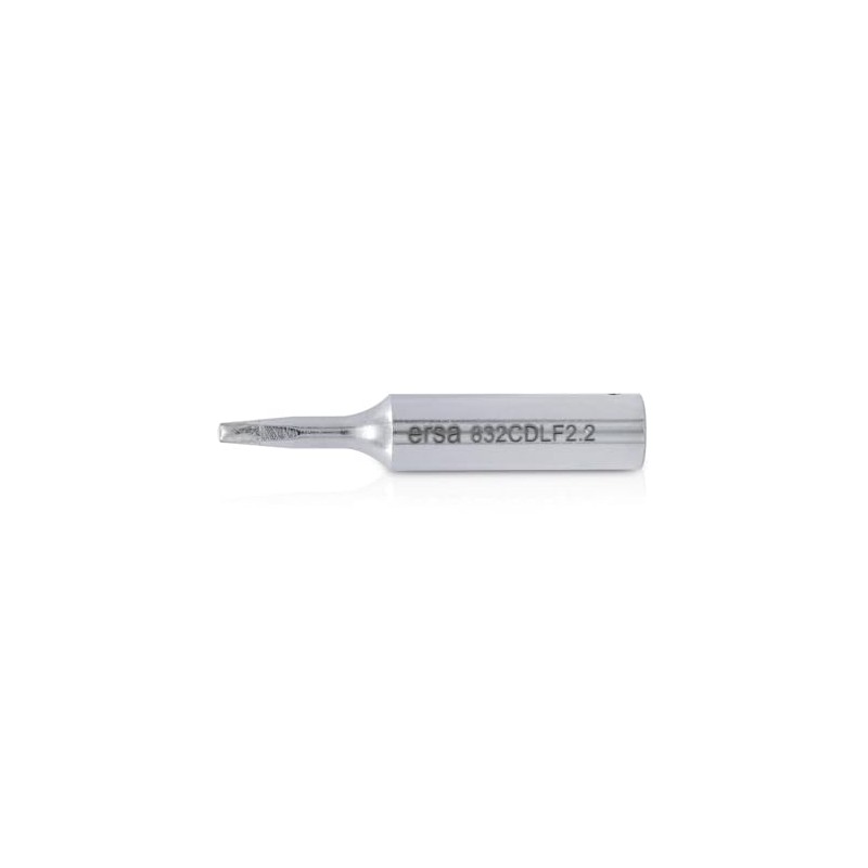ERSA Ersadur LeadFree 0832CDLF Long-Life Soldering Tip Straight Chisel-Shaped 2.2