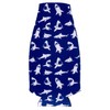 Shark Pattern Zipper Beer Bottle Coolie (1)