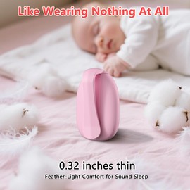 Wireless Bedwetting Alarm for Boys and Girls USB-C Rechargeable, High Sensitivity, Loud Sound, Strong Vibration, Pee Alarm, Bedwetting Solutions, Pink for Kids