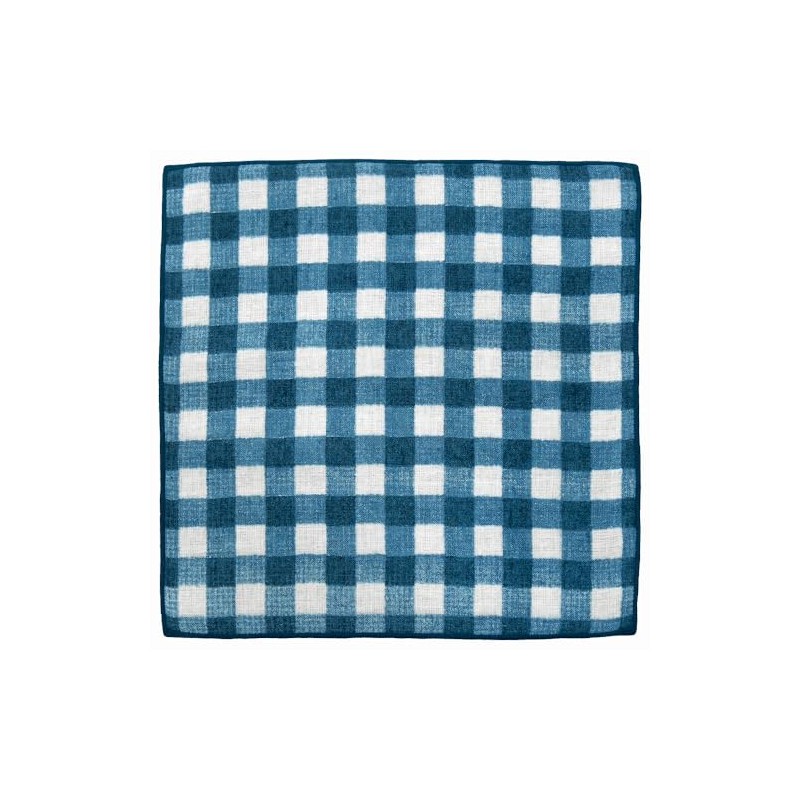 Hamamonyo Washed Towel Handkerchief, Rough Gingham Check