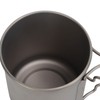 Titanium Mug 500ml Rounded Edge Design Lightweight Portable Mug with