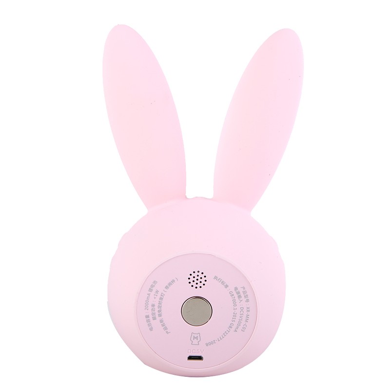 Multifunctional Cartoon Rabbit LED Screen Timing Alarm Temperature Table Clock