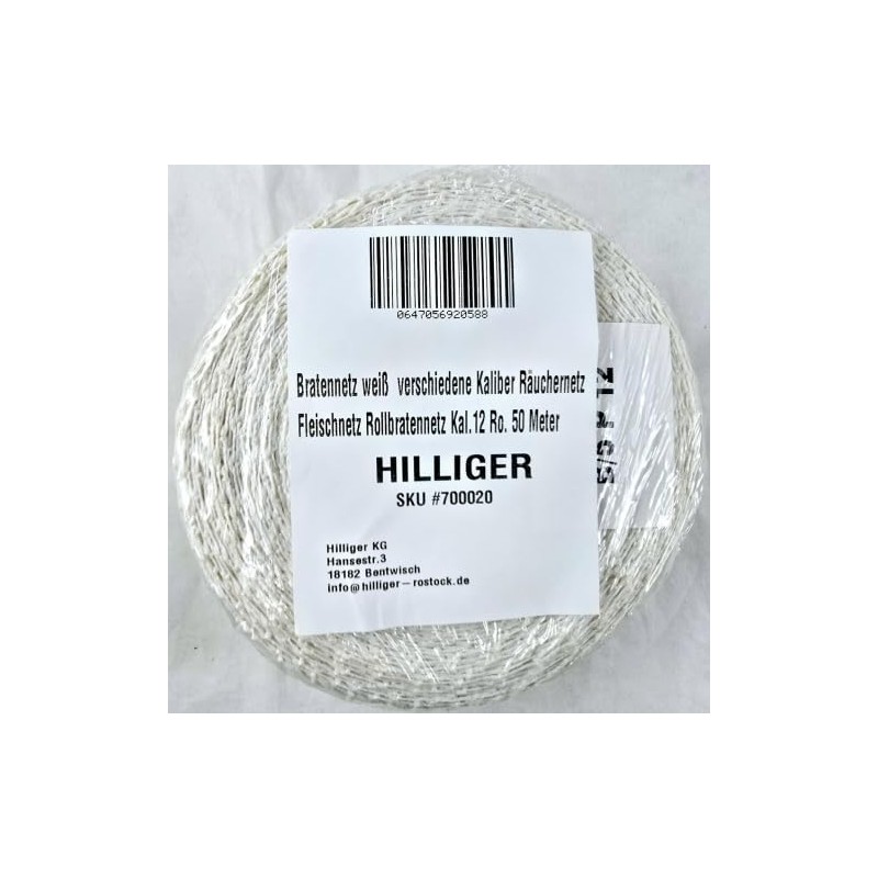 Roasting Net, Smoking Net, Meat Net, Rolled Roasting Net, White,