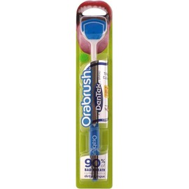 DenTek Orabrush Tongue Cleaner and Tongue Scraper 1 Count (Pack of 4)