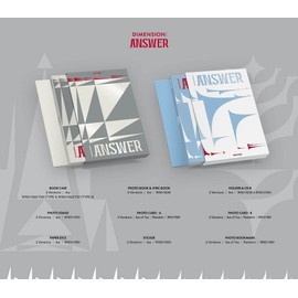 ENHYPEN DIMENSION : ANSWER 1st Album Repackage CD+Photobook & lyric book+Photocard+Photo stand+Paper dice+Sticker+BookmarkTracking (TYPE 1)