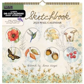 Wells Street by Lang, Sketchbook Diecut Spiral 2023 Wall Calendar