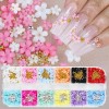 3d Acrylic Nail Art Charms Resin Flower Nail Rhinestones Amarillo