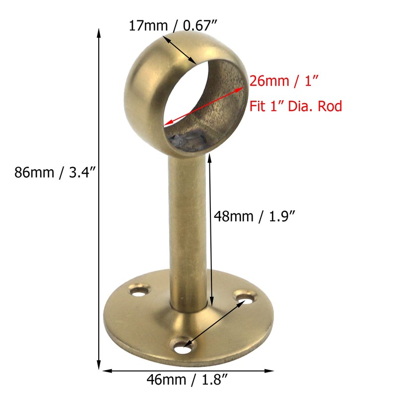 Coshar Heavy Duty Stainless Steel Shower Curtain Closet Curtain Rod