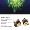 Wired Sound Isolating Earbuds with Microphone Detachable Dynamic Earphone with