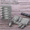 Dr.Fish Bank Sinker Mold with 5 Cavities for 1/2/3oz, 3