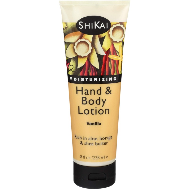 ShiKai Hand & Body Lotion (Vanilla, 8oz) | Daily Moisturizing
