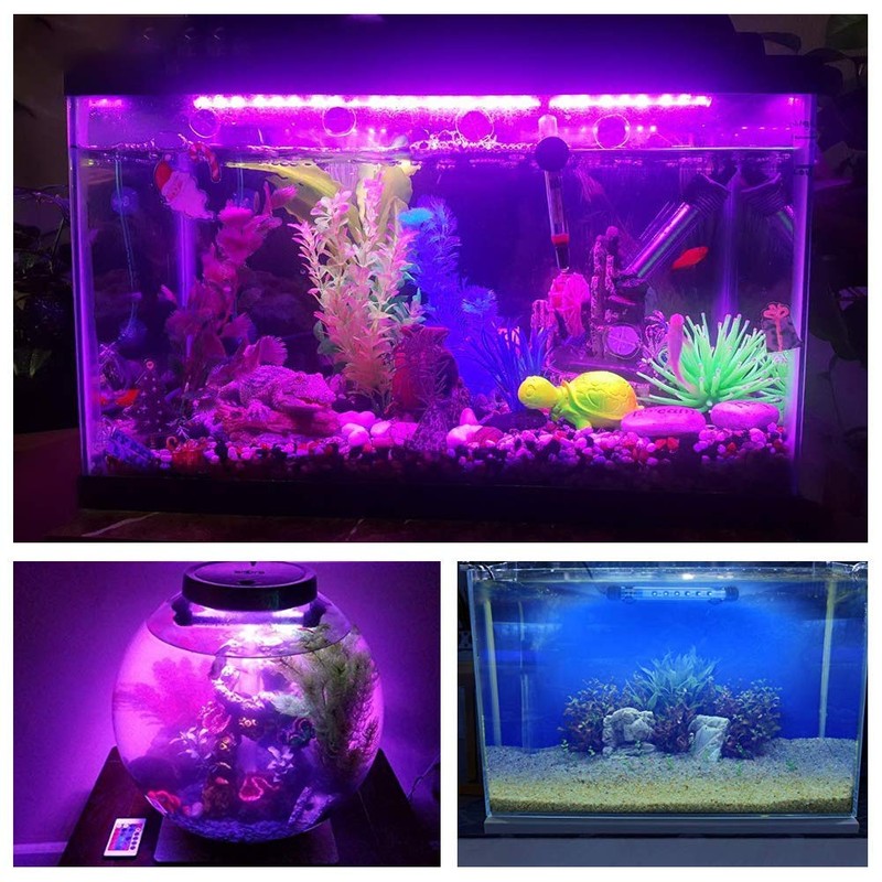Lighting for Aquarium LED Aquarium Light Colourful Waterproof Remote Control