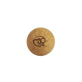 Fitness Mad Cork Massage Ball for Trigger Point Therapy, Deep Tissue & Myofascial Release, 7cm Ball, Natural, Skin Friendly Material