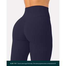 PAVOI ACTIVE Buttery Soft Workout Leggings for Women - High Waisted No Front Seam Gym Leggings Yoga Pants - FlexFlow, Full Length, XX-Small, Twilight