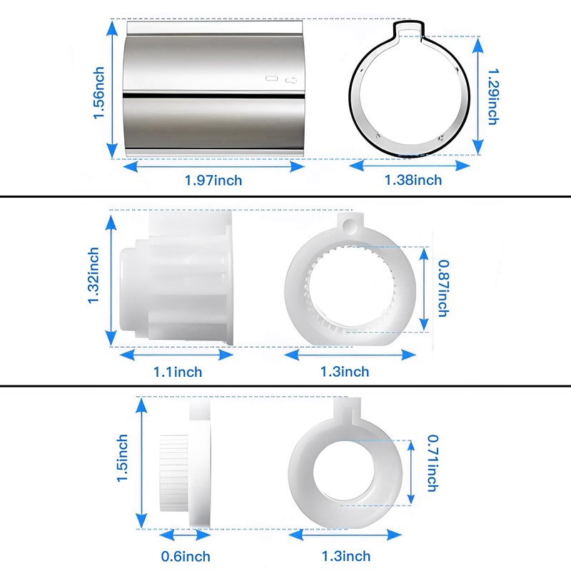 ZXFENG Stop Tube and Temperature Limit Stop Kit Replacement,Compatible with