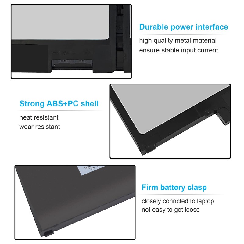 MXV9V 7.6V 60Wh Laptop Battery for Dell Latitude 7400 7300
