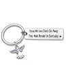 Memorial Gift Angel Keyring for Loss of Pet Lost Puppies