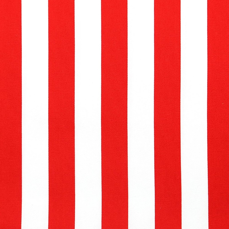 Red Stripe Lunch cross (Set of 2)