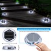Solar Deck Light Outdoor, 6 Pack 9 Colors in 1