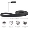 Resistance Band 15 kg Black - Natural Latex Elastic Band