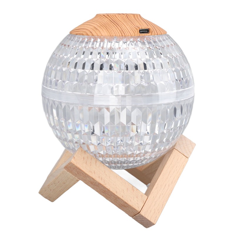 Mini Humidifier Night Light Crystal Ball 2.2w 350ml RGB USB