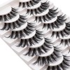 Losha Lashes with Clear Band Fluffy False Eyelashes 8 Pairs