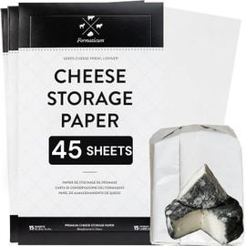 Formaticum Cheese Storage Wax-Coated Paper, Keep Charcuterie Fresh, 45 Sheets