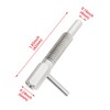 HJGarden M6 Steel Retractable Indexing Plunger Pin L Handle