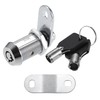 X AUTOHAUX 1 Set Cam Lock RV Storage Locks Keyed