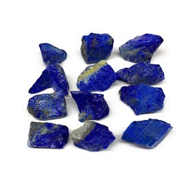 137.5g, 12pc lot, 0.9"- 1.6" Small Tiny Tiny Hight Grade Rough Lapis Lazuli Crystal Minerals Specimens Raw Natural Crystals for Cabbing, Cutting, Lapidary, Tumbling,Polishing @Afghanistan, B12009