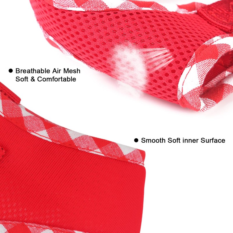 SuperBuddy Upgraded Soft Mesh Dog Harness, Super Breathable Lightweight Pet
