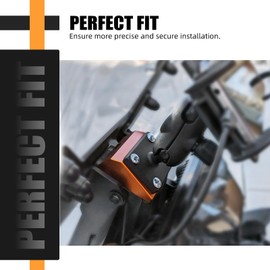 NICECNC Aluminum GPS Support Bracket GPS Holder Stand GPS Mount Compatible with 390 Adventure 2020-2024, 790/890 Adventure R/S/Rally 2019-2022, Compatible with Husqvarna Norden 901 2022-2023, Orange