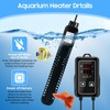 Aquarium Heater, Fish Tank Heater with Digital Controller, Adjustable Submersible