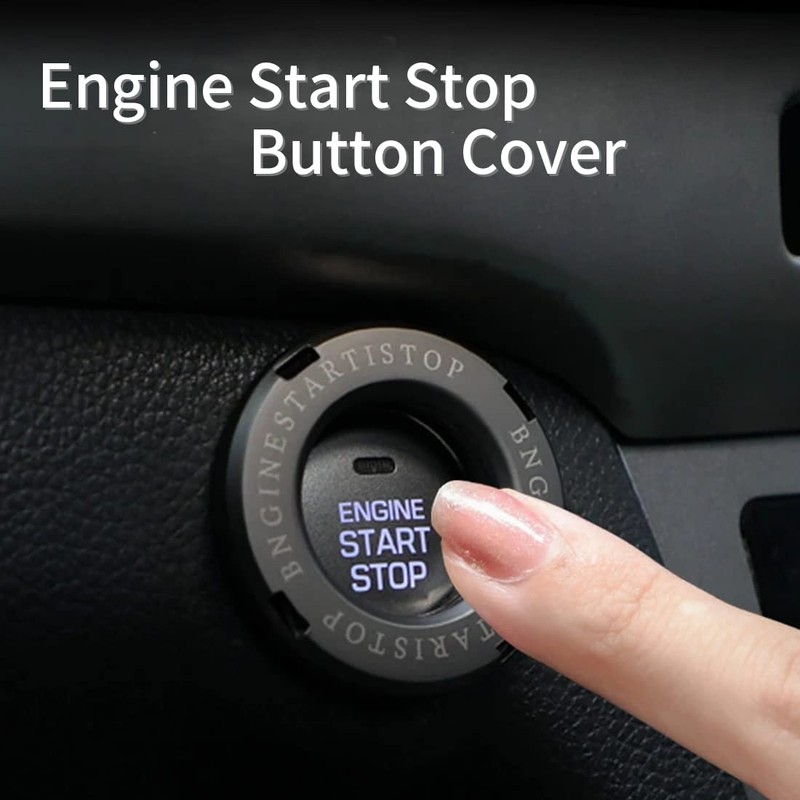Car Engine Start Stop Button Cover Ring Start Button Cover