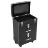 Rolling Makeup Travel Case Nail Tech Suitcase Cosmetic Train Case