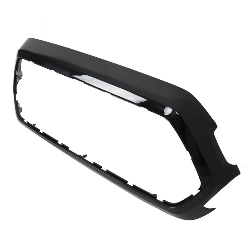 Silscvtt Front Upper Grille Outer Frame Surround Glossy Black Replacement