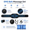 EMS Abdominal Belt for Home Fitness – USB Rechargeable Muscle
