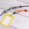 PATIKIL 2PCS Paracord Lanyard 520mm Necklace Keychain Cord Metal Clasp