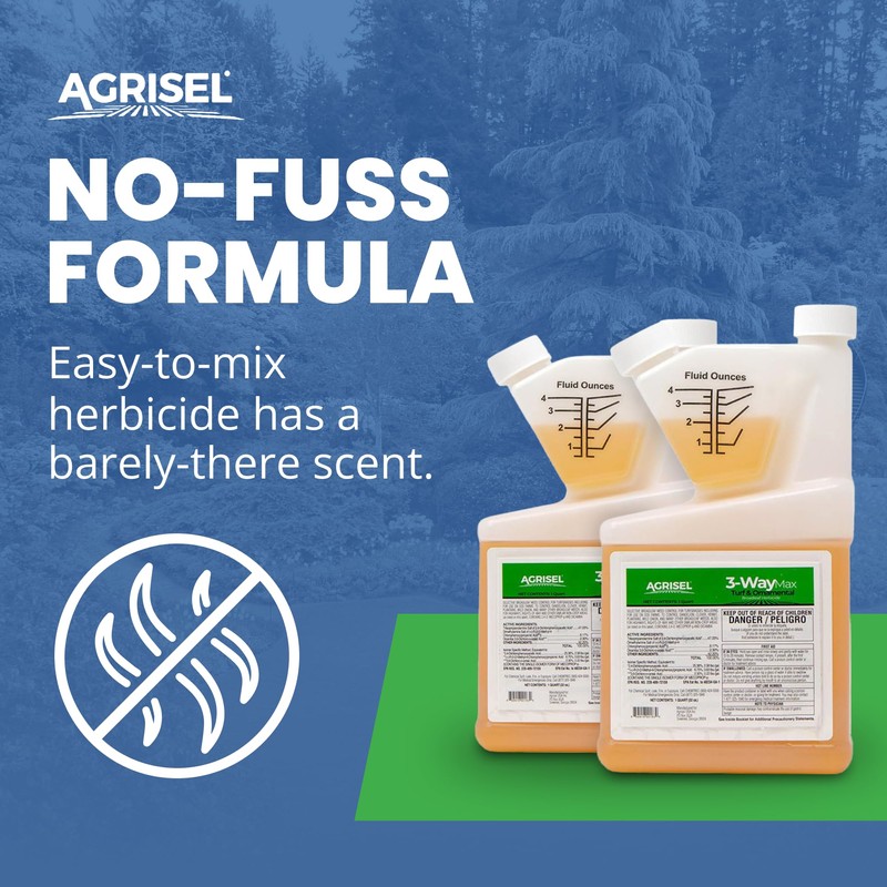 Agrisel 3 Way Max Weed Killer, Eliminate 50+ Weeds, Safe