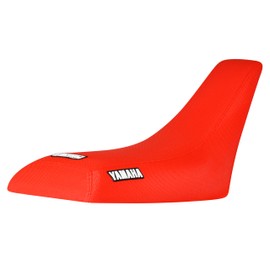Enjoy Mfg Seat Cover - Compatible Fit for Yamaha 1983-1985 YTM 200 3 Wheeler - Standard - #209 (All Red Standard)