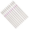 50pcs Flame Nail Drill Bit Carborundum Cuticle Remover Bits Kit