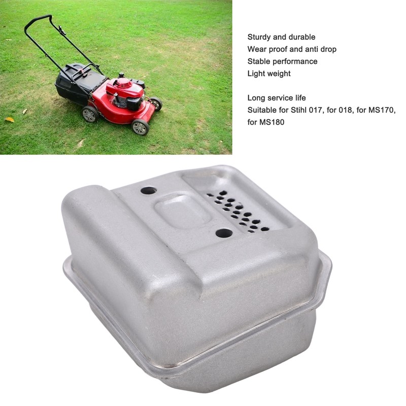 Trimmer Exhaust Muffler Kit Robust Stable Lawn Mower Exhaust Silencer