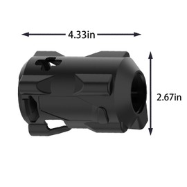 Evenlinkics 49-16-2554 Protective Boot，for Milwaukee M12 FUEL 1/2 and 3/8 Stubby impact wrenches, Compatible with 2554-20，2555-20 and 2555P-20 Impact Wrench