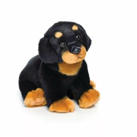 Can You Imagine Plush Toy Black Rottweiler Dog Sm P00023