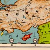 Antiguos Maps Bacon's Standard Wall MAP of EUROPE circa 1921