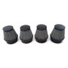 Black Motorcycle Performance Air Filter Pods 54mm 4 Pack Compatible